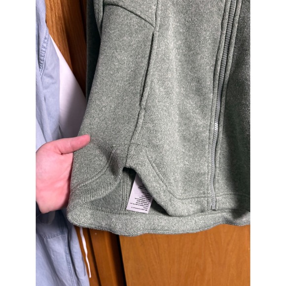 Eddie Bauer Womens Full Zip Hoodie Jacket Activewear Green Small S Casual - Picture 2 of 5